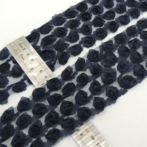 مشکی نوار شگوفه گل 4 ردیفه لباس خرید و قیمت رنگ2