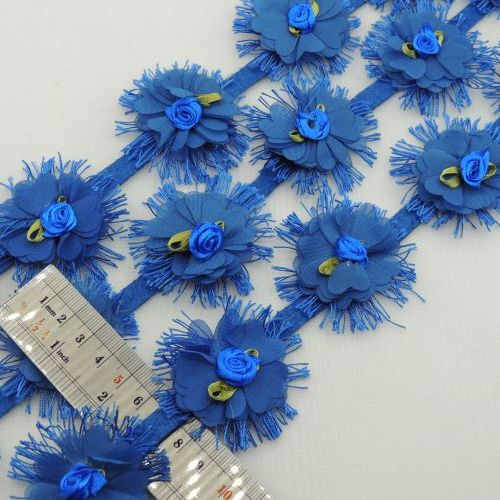 یاسی نوار گل متری گل مژه دار شکوفه ای خرید و قیمت رنگ1