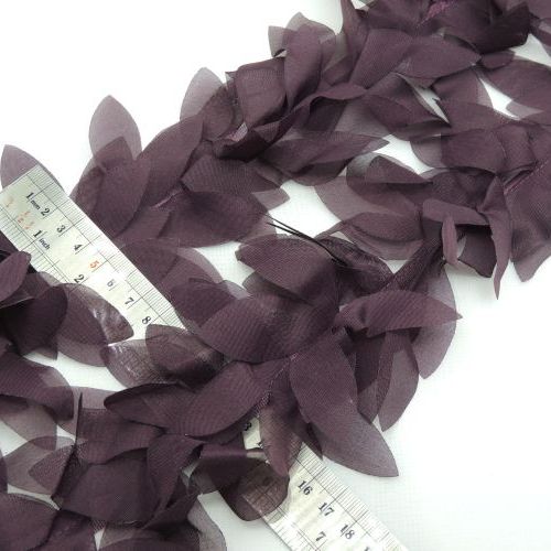 لیمویی نوار گل متری طرح برگ حریر خرید و قیمت رنگ4