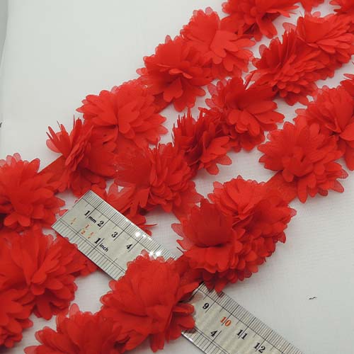 سورمه ای نوار گل متری حریری میخک خرید و قیمت رنگ2