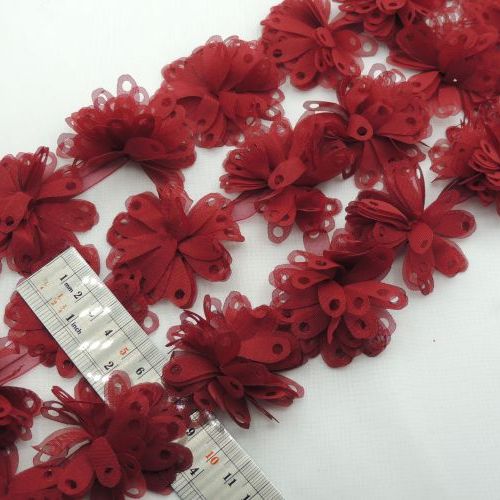 مشکی نوار گل متری حریر چینی خرید و قیمت رنگ1