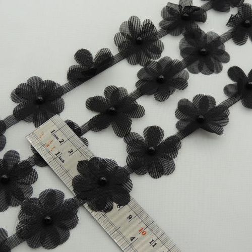 سبز آبی نوار گل متری مرواریدی خرید و قیمت رنگ4