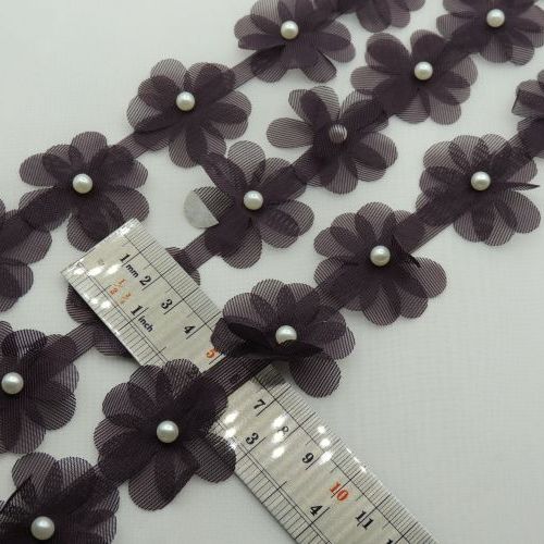 سبز آبی نوار گل متری مرواریدی خرید و قیمت رنگ6