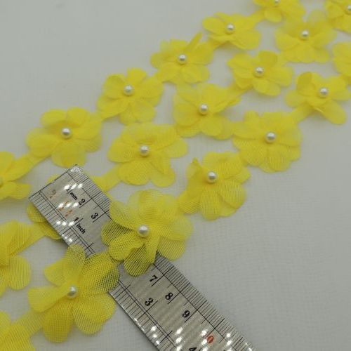 سبز آبی نوار گل متری مرواریدی خرید و قیمت رنگ7