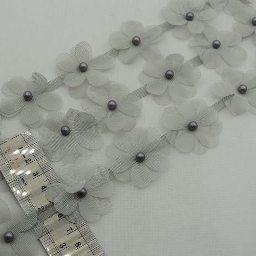 سبز آبی نوار گل متری مرواریدی خرید و قیمت رنگ8