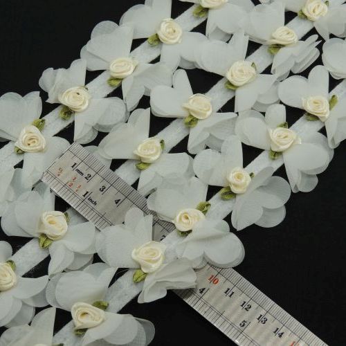 فیروزه ای نوار پاپیون شکوفه‌دار  خرید و قیمت رنگ7