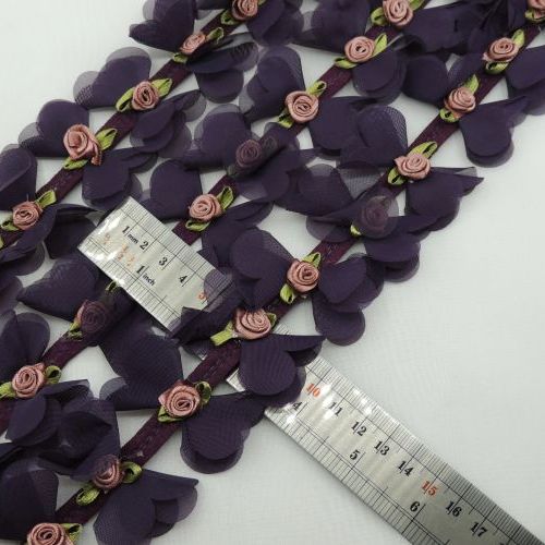 فیروزه ای نوار پاپیون شکوفه‌دار  خرید و قیمت رنگ9