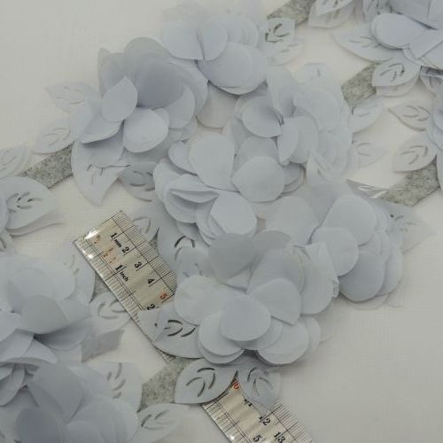 سرمه ای نوار گل متری گلبرگ ساتن بزرگ خرید و قیمت رنگ14