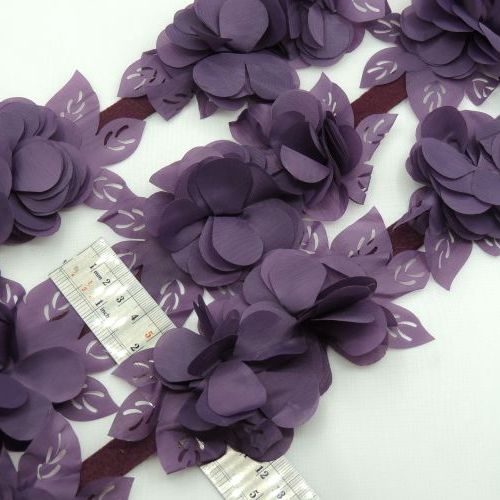 سورمه ای نوار گل متری گلبرگ ساتن بزرگ خرید و قیمت رنگ11