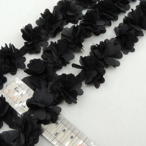 لیمویی نوار گل متری ساتن کوچک خرید و قیمت رنگ5