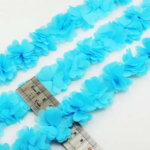 لیمویی نوار گل متری ساتن کوچک خرید و قیمت رنگ24