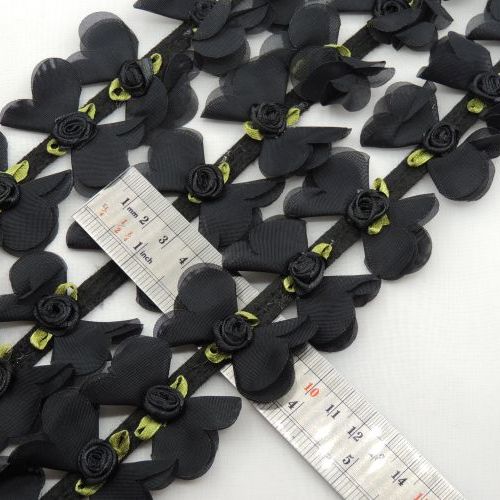 سبز روشن نوار پاپیون شکوفه‌دار کوچک خرید و قیمت رنگ4