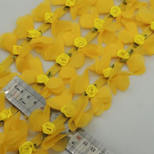 سبز روشن نوار پاپیون شکوفه‌دار کوچک خرید و قیمت رنگ7