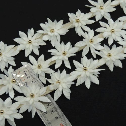 مشکی نوار گل متری تزئینی تک مروارید خرید و قیمت رنگ6