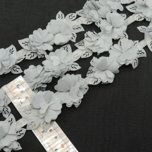 مشکی نوار گل متری گلبرگ ساتن خرید و قیمت رنگ15