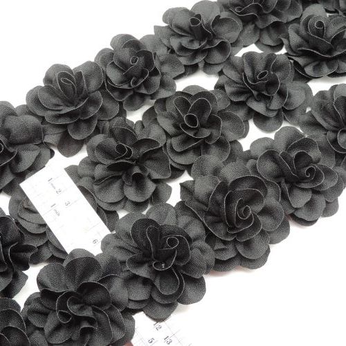 بادمجانی نوار گل متری تزئینی لباس رز خرید و قیمت رنگ4