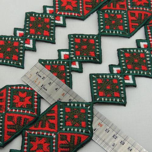 نوار سنتی  لوزی  سبز