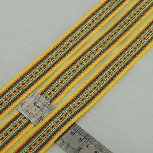 تصویر نوار سنتی  گلیم زرد