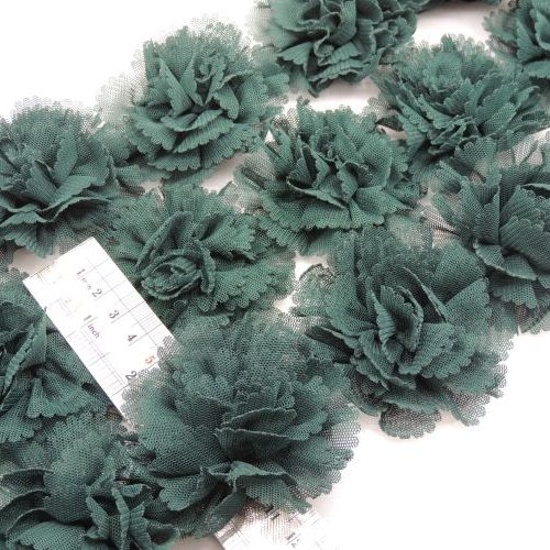 مشکی نوار گل تزئینی لباس توری خرید و قیمت رنگ9