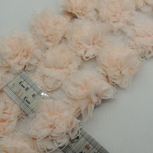 گلبهی تیره نوار گل متری توری تزئینی خرید و قیمت رنگ19