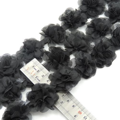 سبزآبی تیره نوار گل متری رز توری کوچک خرید و قیمت رنگ11