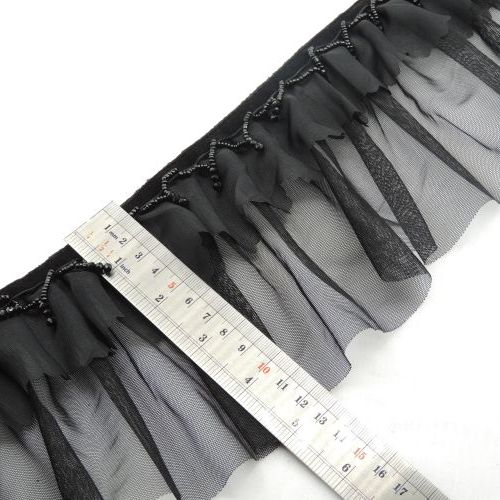 تصویر پلیسه منجوق هفتی پهن بدون مروارید