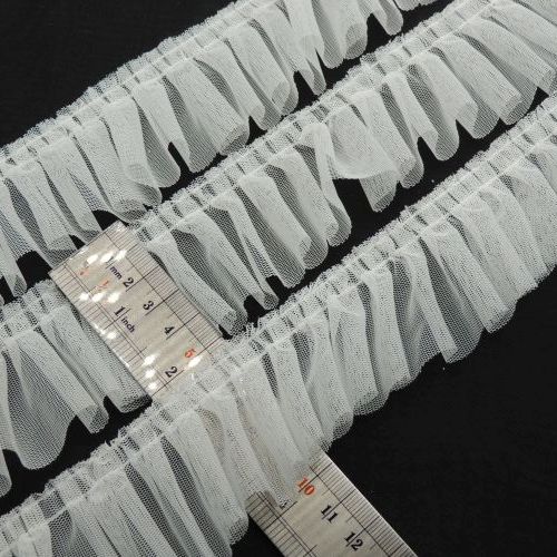 مشکی تور پلیسه تور 5 سانت ساده خرید و قیمت رنگ1