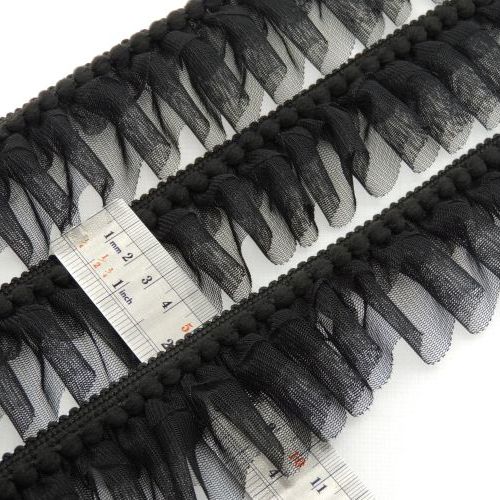 تصویر تور پلیسه پوم پوم ریز