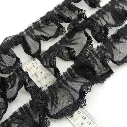 تصویر نوار پلیسه تور لبه گیپوری