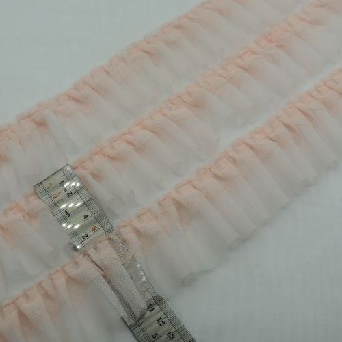 مشکی نوار پلیسه دوطبقه تور هلالی خرید و قیمت رنگ10