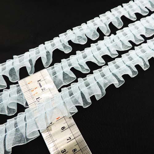 قهوه ای پلیسه روبان حریر 3 سانتی خرید و قیمت رنگ9