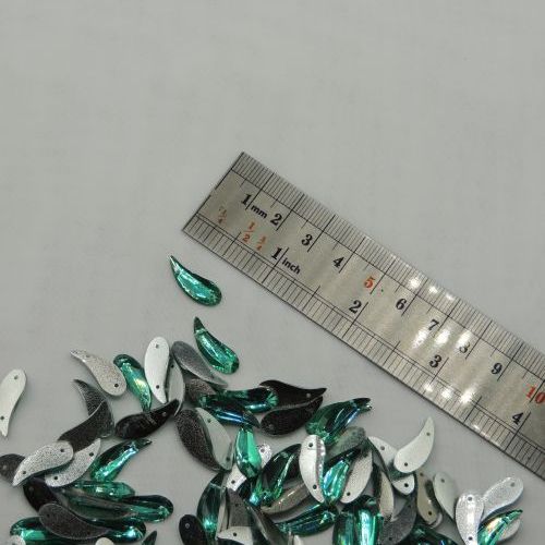 تصویر سنگ دوختنی رزینی تزئینی جغه