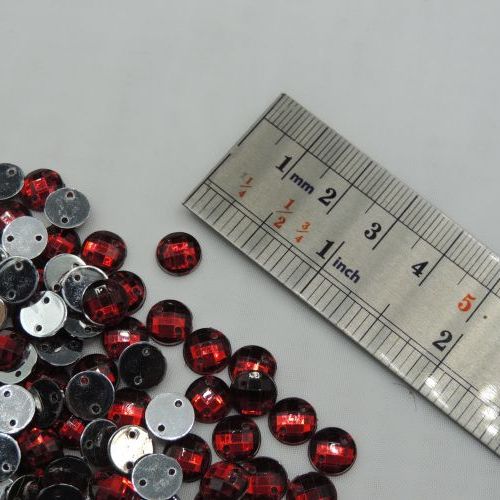 تصویر سنگ دوختنی رزینی شطرنجی گرد سایز 1