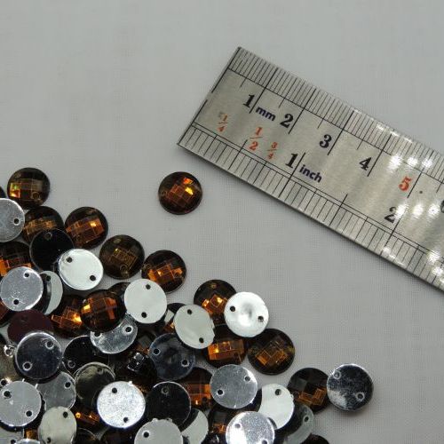 سنگ دوختنی رزینی شطرنجی گرد سایز سایز دو 