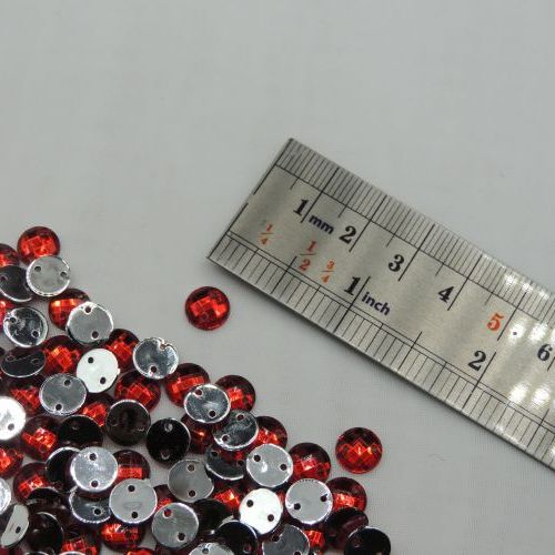 تصویر سنگ دوختنی رزینی شرنجی گرد سایز دو