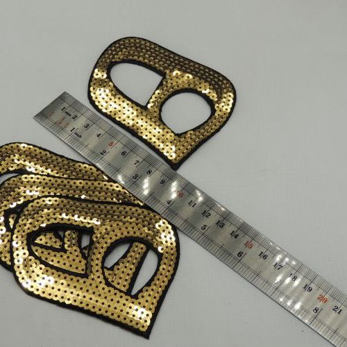 پنل پولکی حرف هـ طلایی