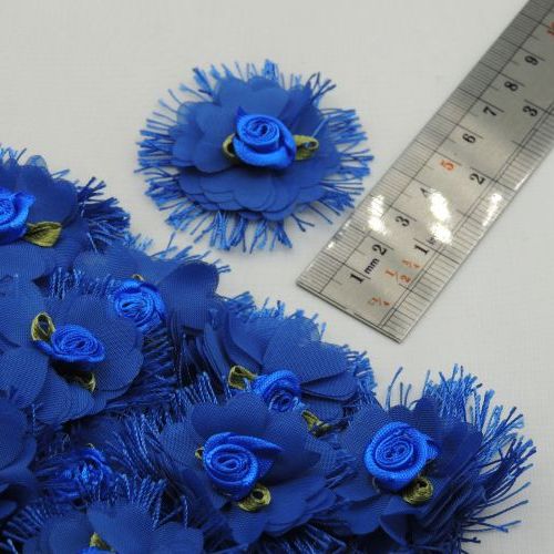 گل تزئینی لباس مدل مژه و شکوفه