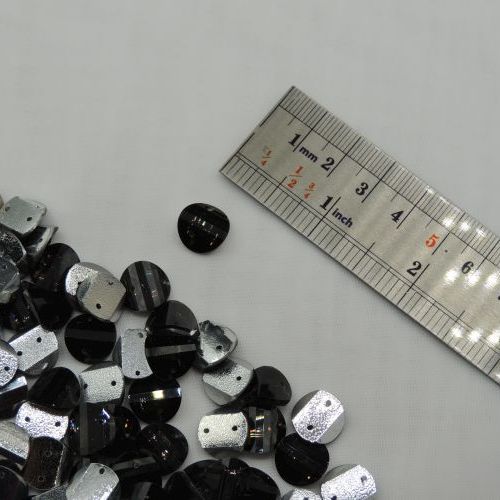 تصویر سنگ دوختنی رزینی گرد محدب سایز دو