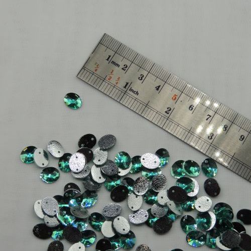 تصویر سنگ دوختنی تزئینی بیضی سایز1