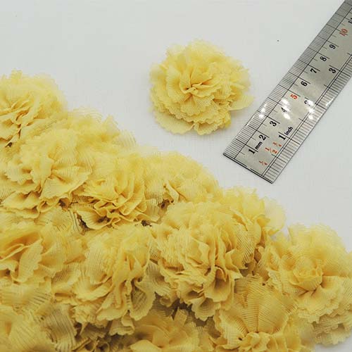 قرمز گل پارچه‌ای برجسته هلالی کتنی رز خرید و قیمت رنگ2