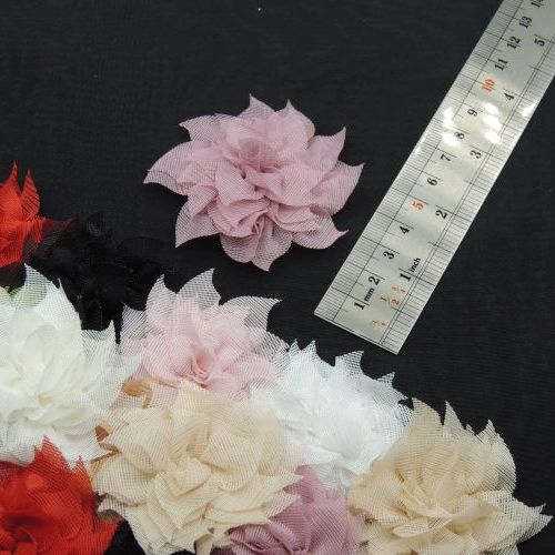 صورتی روشن نوار گل خورشیدی توری خرید و قیمت رنگ17