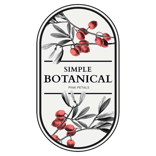 تصویر برچسب اتویی  BOTANICAL