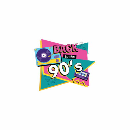 تصویر برچسب اتویی 90s