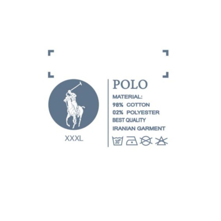 تصویر برچسب اتویی سایز polo (3XL)