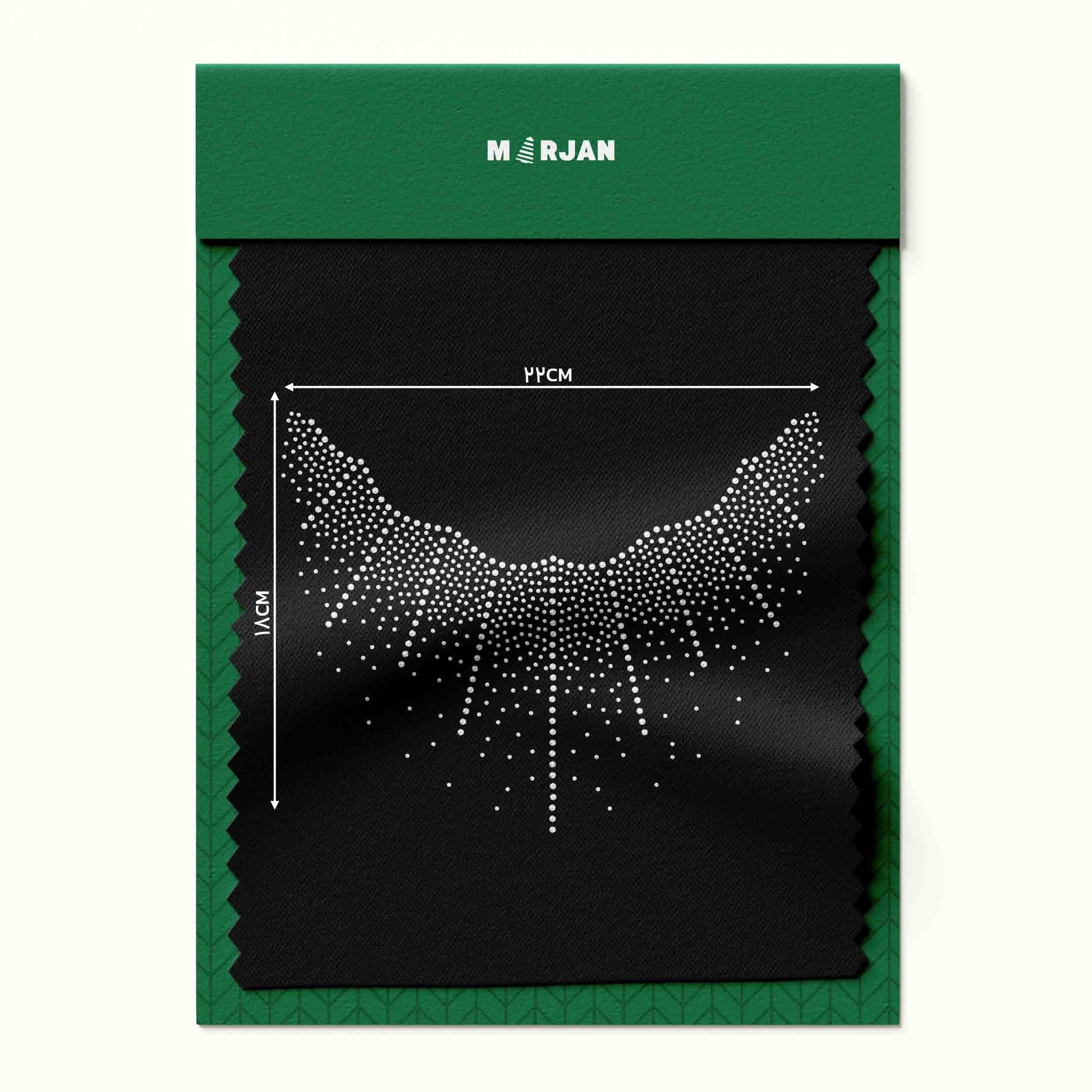 تصویر نگین حرارتی یقه خطی