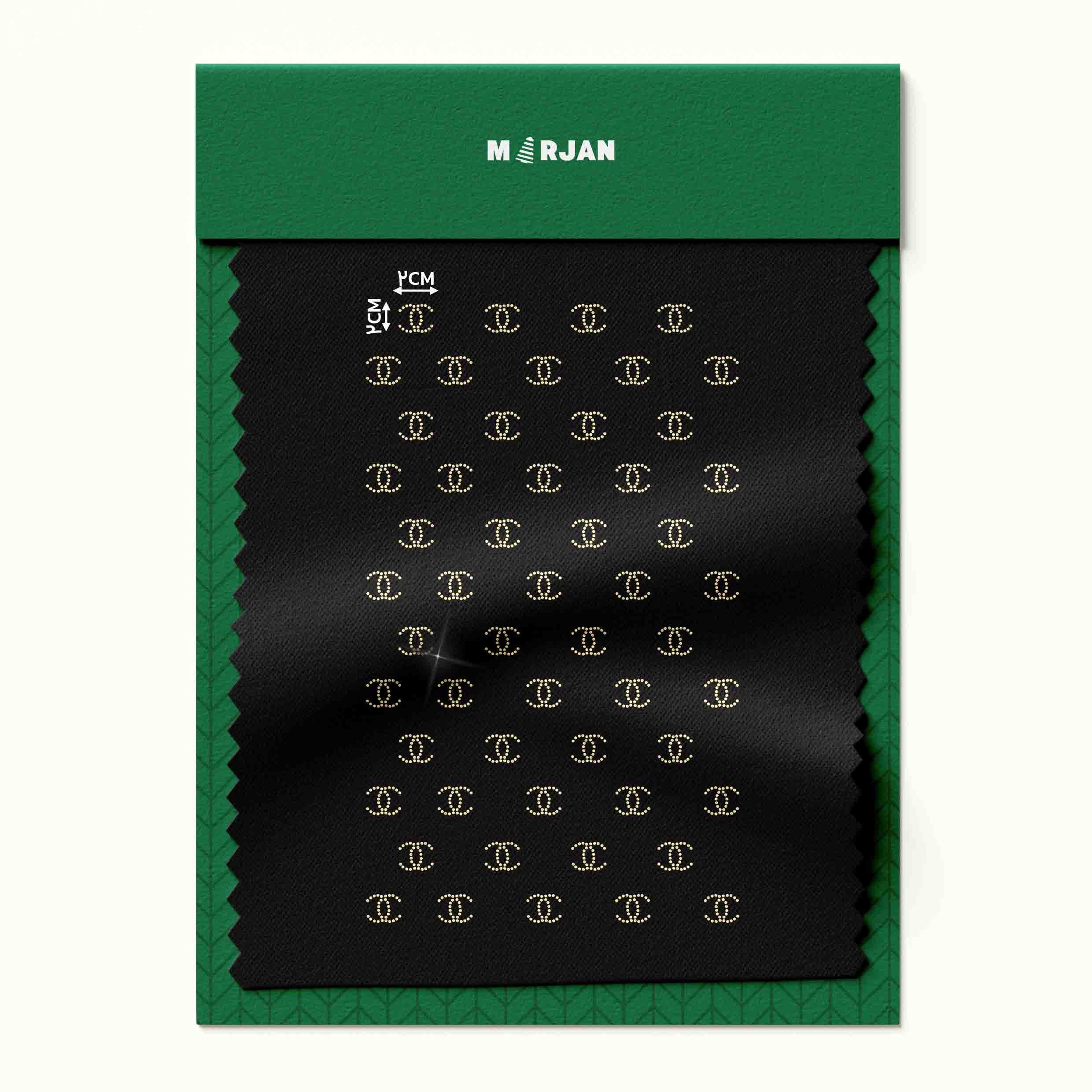 تصویر نگین حرارتی شنل پخش طلایی