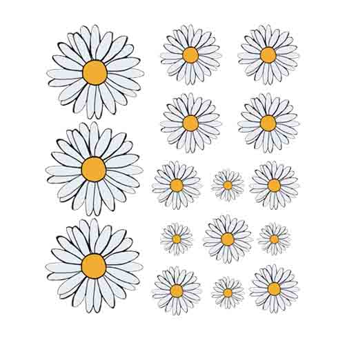 برچسب اتویی بابونه