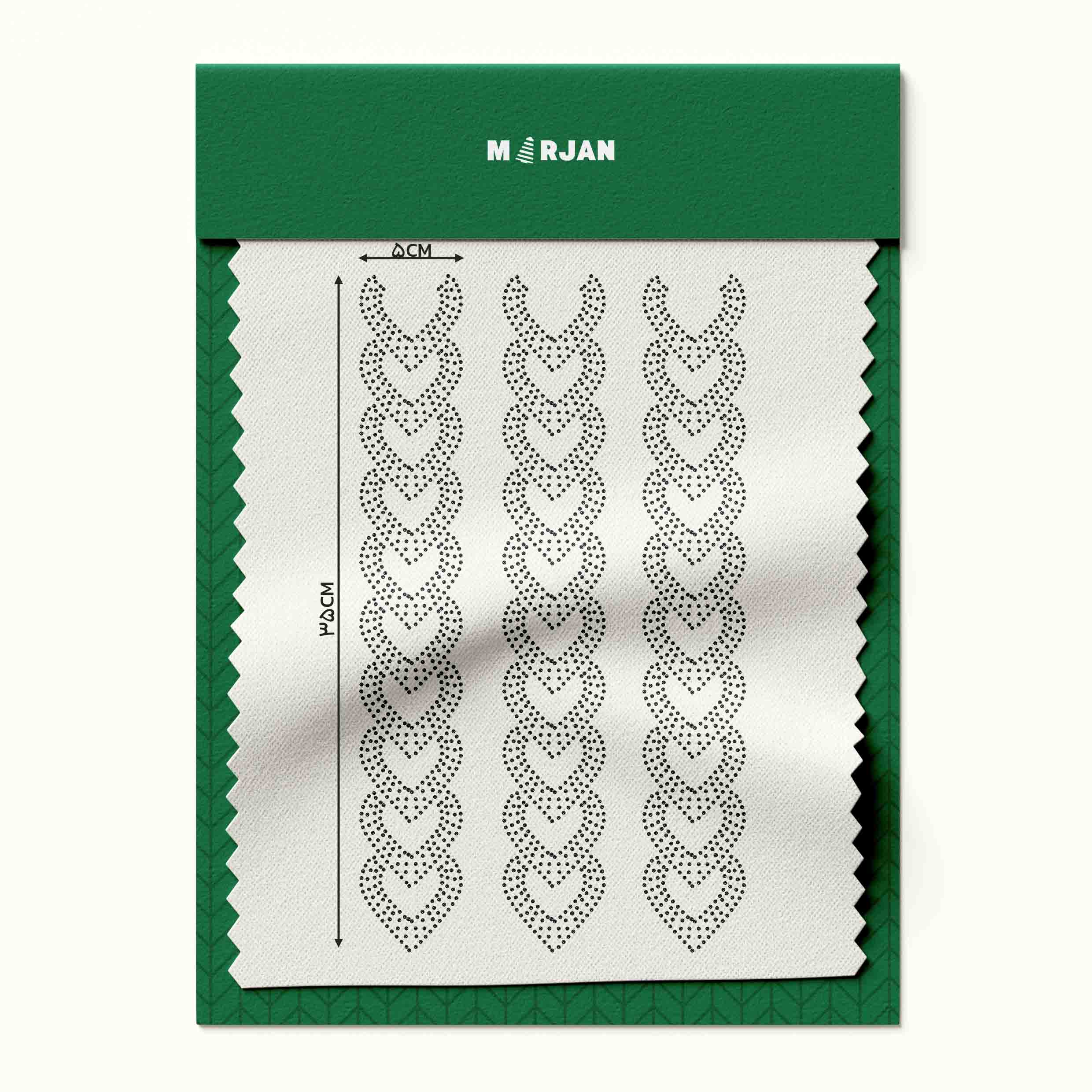 محصولات جدید خرازی مرجان نگین حرارتی قلب خطی مشکی