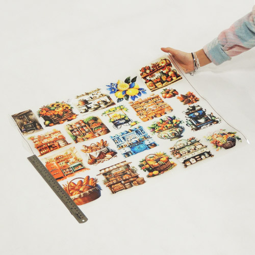 تصویر برچسب اتویی نیم متری مدل سبد نان