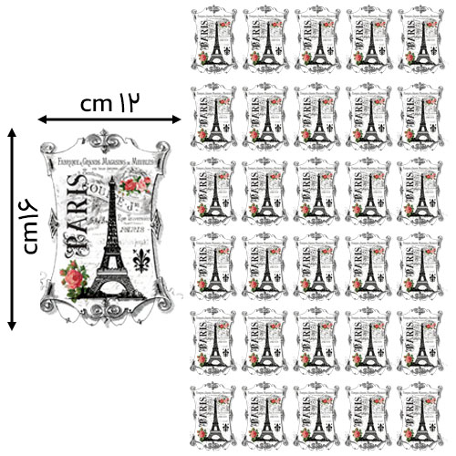 11 * 8 , سانتی‌متر دی تی اف یک متری مدل ایفل خرید و قیمت رنگ2
